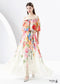 One-shoulder Ruffle Dress